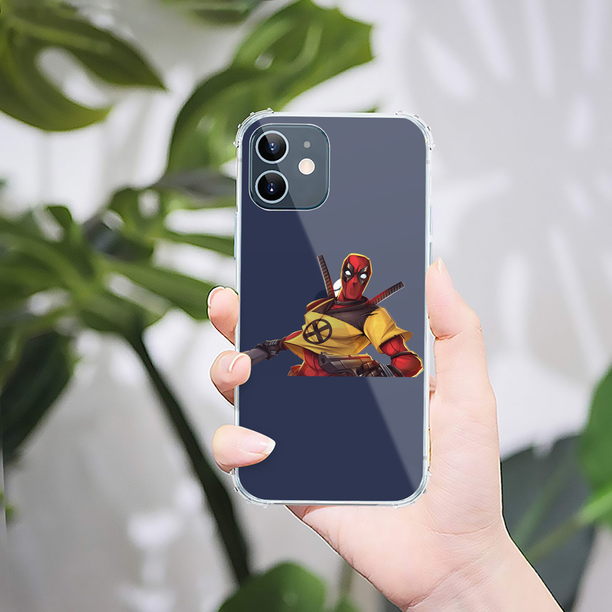 （画像用） Deadpool デッドプール 【iPhone 12シリーズ対応】透明スマホケース（クリアソフトケース）